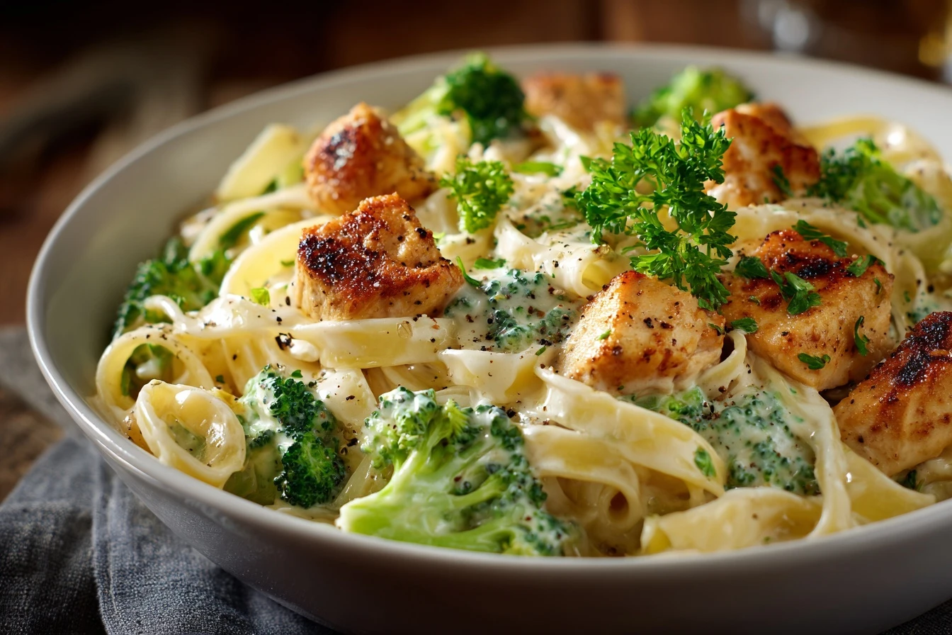 Ultimate Creamy Chicken Broccoli Alfredo Pasta