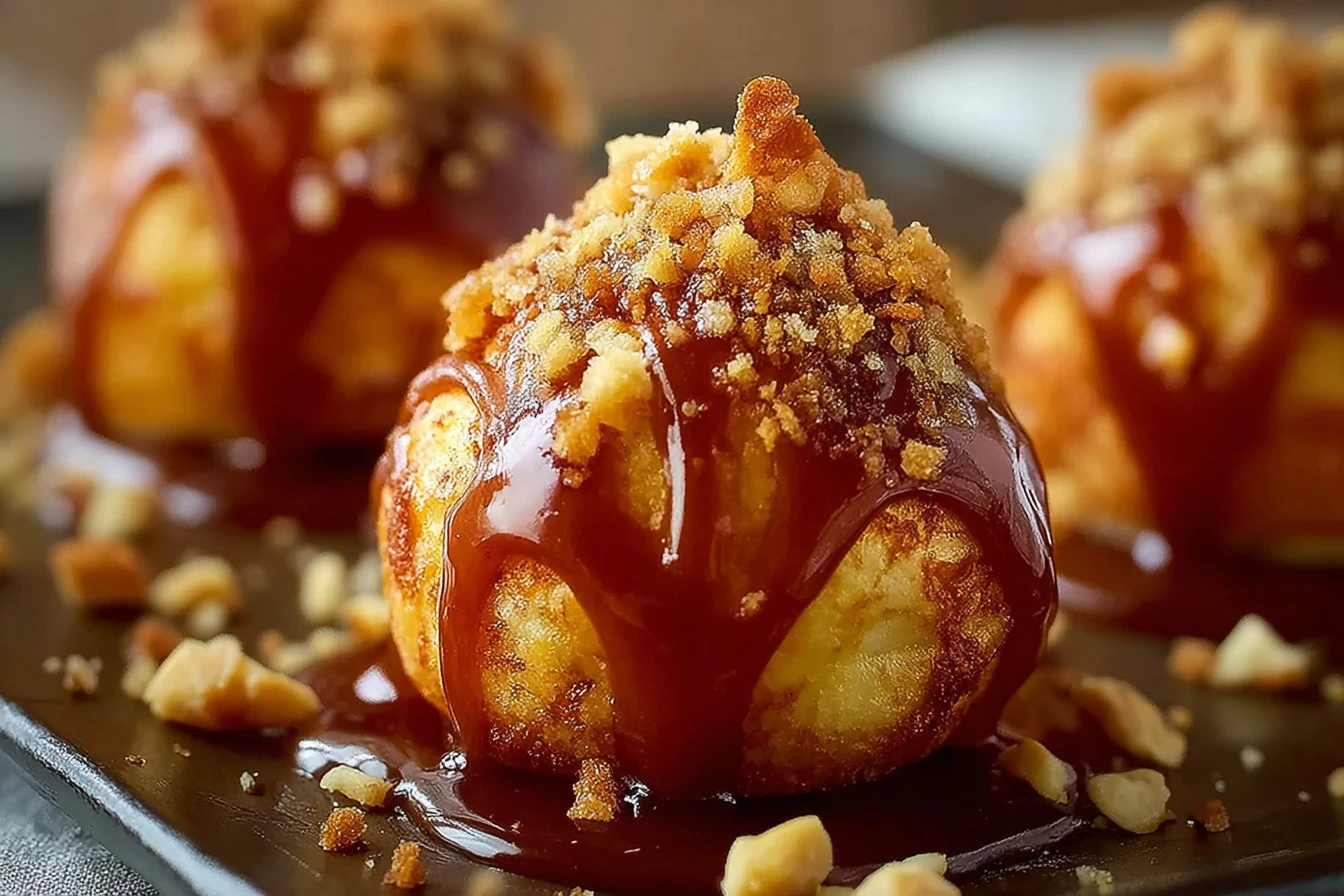 Best Apple Caramel Bombs Recipe Easy Melt In Mouth Apple Bombs Homemade Caramel Apple Dessert Bombs Low Calorie Apple Cara...