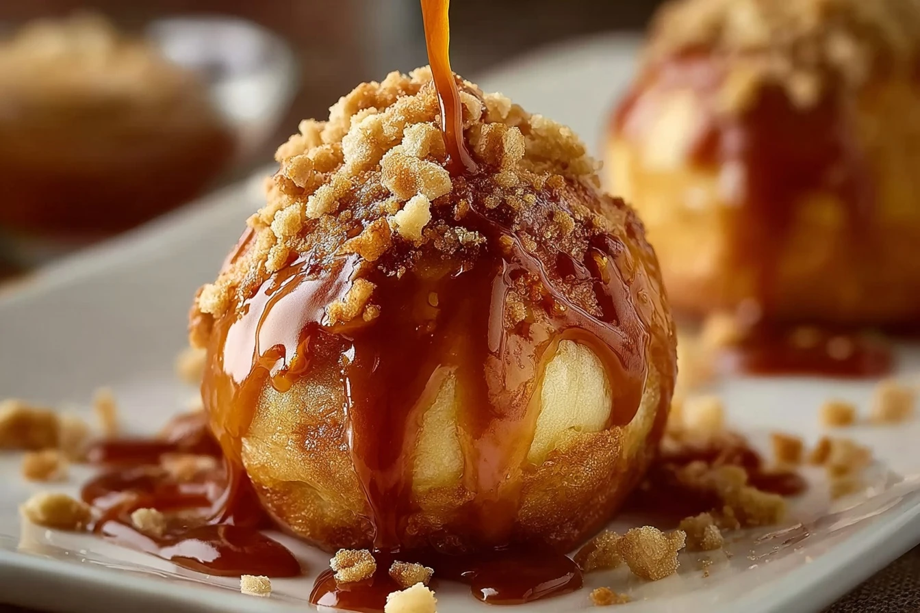 Best Apple Caramel Bombs Recipe Easy Melt In Mouth Apple Bombs Homemade Caramel Apple Dessert Bombs Low Calorie Apple Cara...