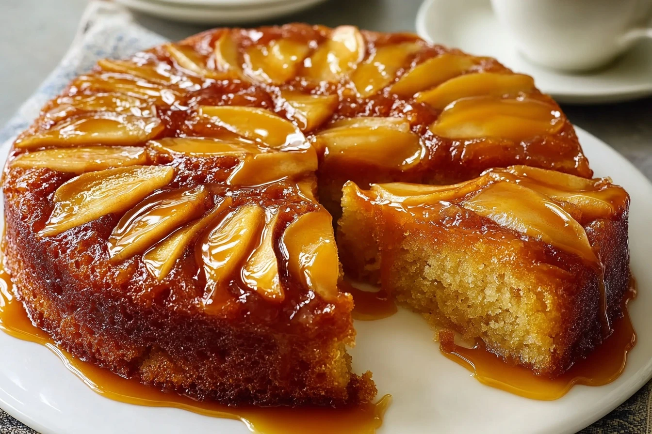 Best Caramel Apple Upside Down Cake – Perfect Fall Dessert