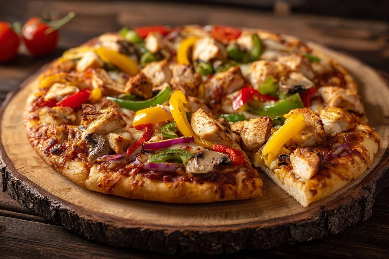 Best Chicken And Veggie Pizza Recipe Healthy Chicken Vegetable Pizza Toppings Gluten-free Chicken And Veggie Pizza Guide O...