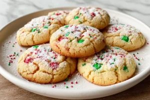 Christmas Gooey Butter Cookies