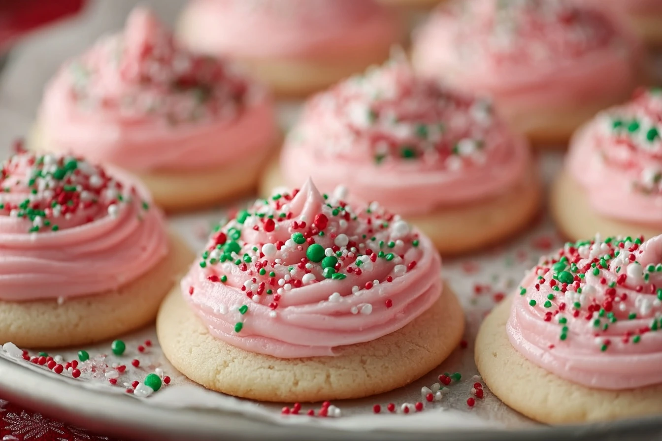 Best Christmas Pink Velvet Cookie Recipe Easy Pink Velvet Cookies For Holidays Homemade Pink Velvet Christmas Cookies Wher...