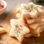 White Chocolate Dipped Peppermint Chocolate Cookies