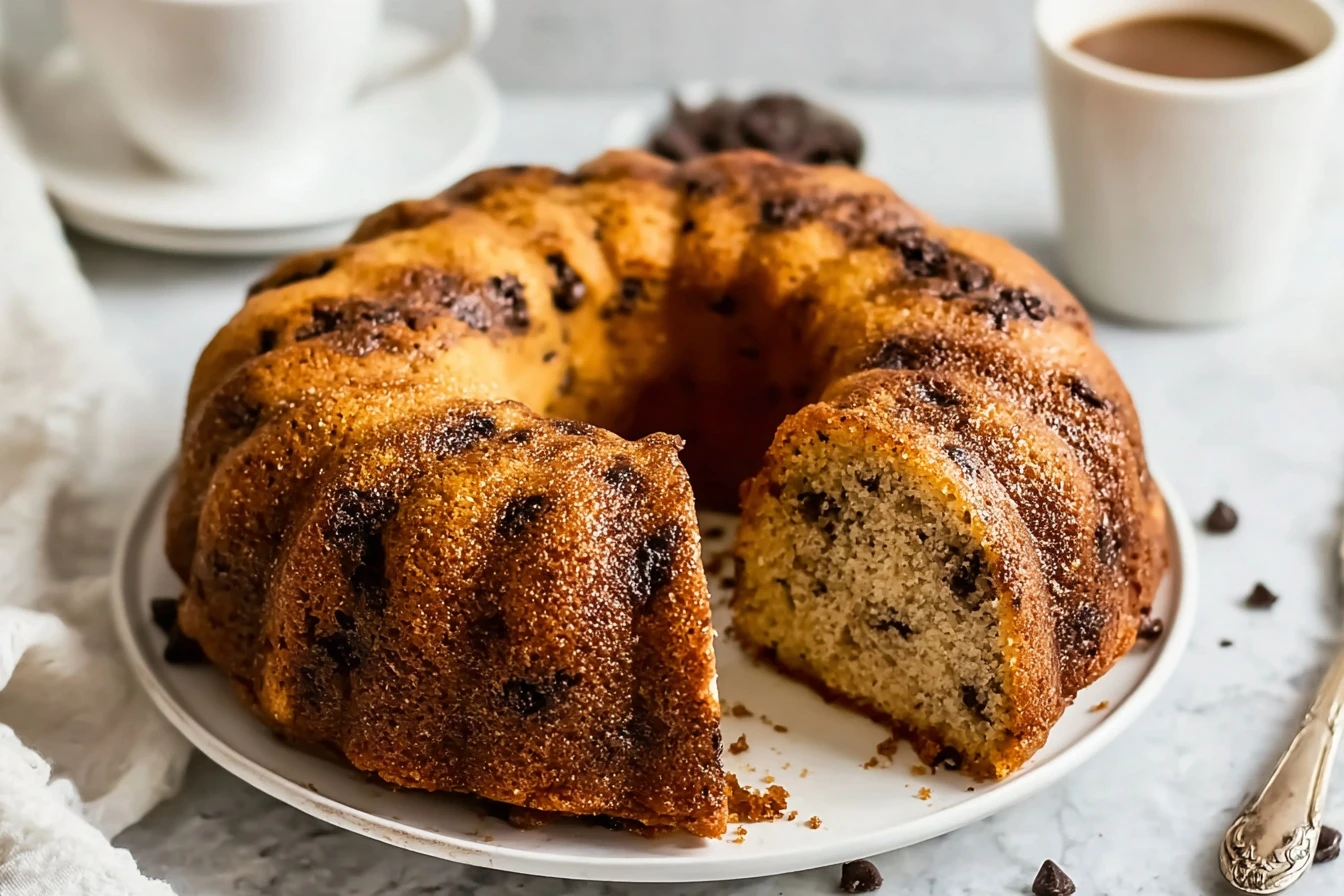 Cinnamon Chocolate Chip Coffee Cake