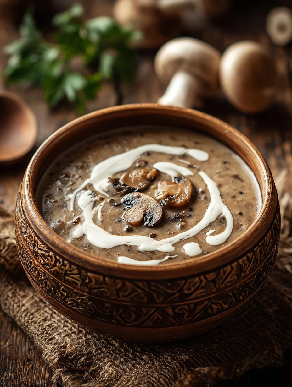 20-Minute Cream Mushroom Soup Recipe