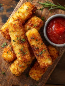 Quick & Easy: Crispy Hot Mozzarella Sticks in 15 Mins