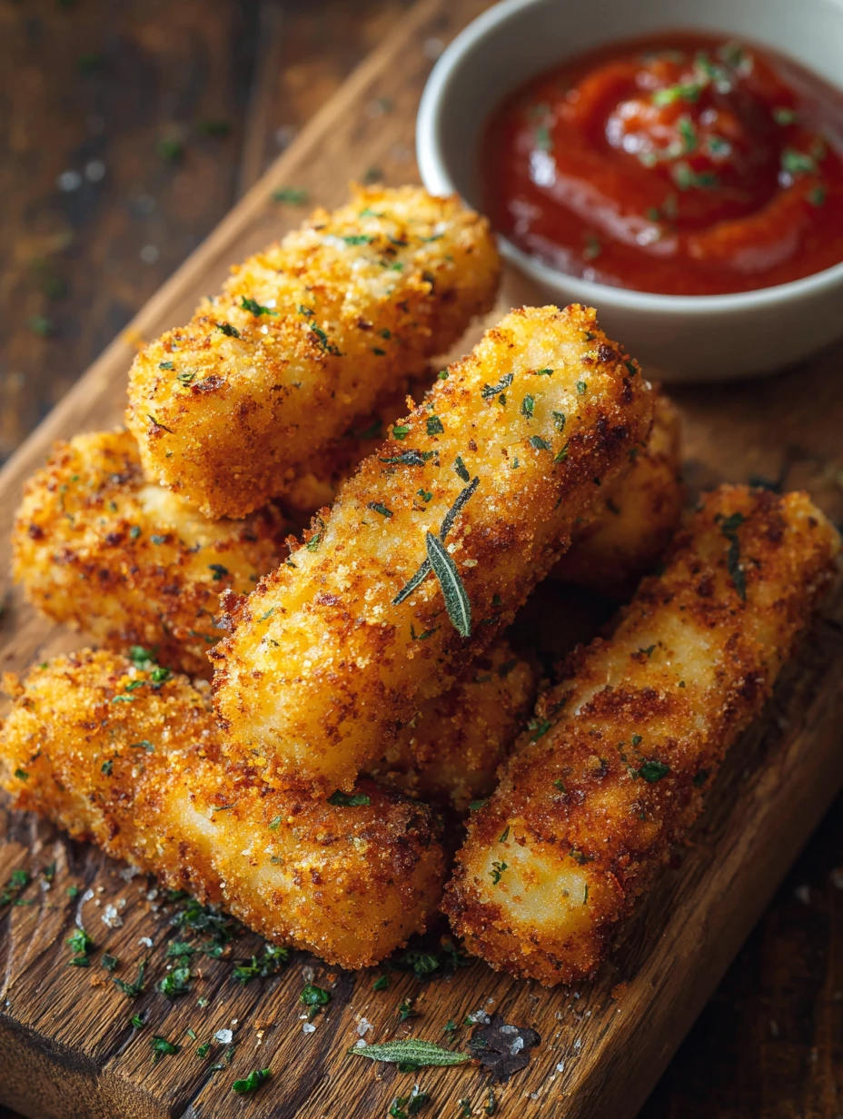 Best Crispy Mozzarella Sticks Recipe Homemade Crispy Mozzarella Sticks Air Fryer Mozzarella Sticks Crispy Gluten-free Cris...