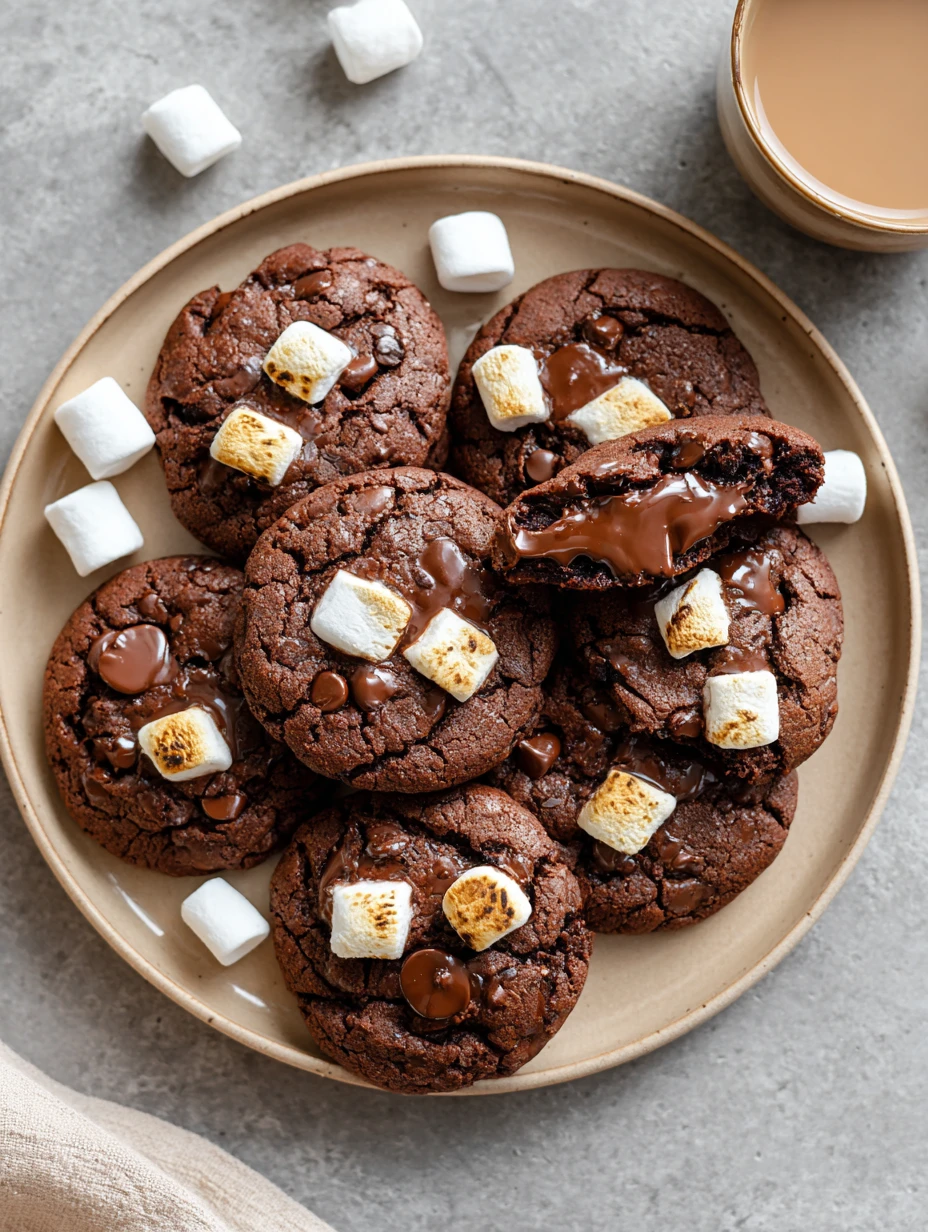 Best Hot Chocolate Cookie Recipe Easy Hot Chocolate Cookies Vegan Hot Chocolate Cookies Gluten Free Hot Chocolate Cookies ...