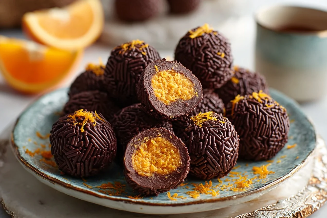 Best Juicy Orange Chocolate Truffles Recipe Where To Buy Orange Chocolate Truffles Orange Infused Chocolate Truffles For C...