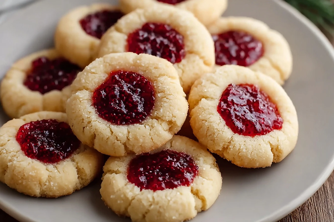 Best Raspberry Thumbprint Cookies Recipe Easy Raspberry Thumbprint Cookies Gluten-free Raspberry Thumbprint Cookies Raspbe...