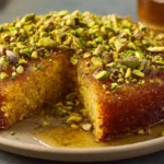 Heavenly Pistachio White Chocolate Cheesecake