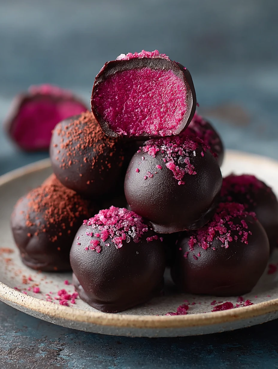 Best Velvety Raspberry Truffles Recipe Homemade Raspberry Truffles For Dessert Easy Melt-in-your-mouth Raspberry Truffles ...
