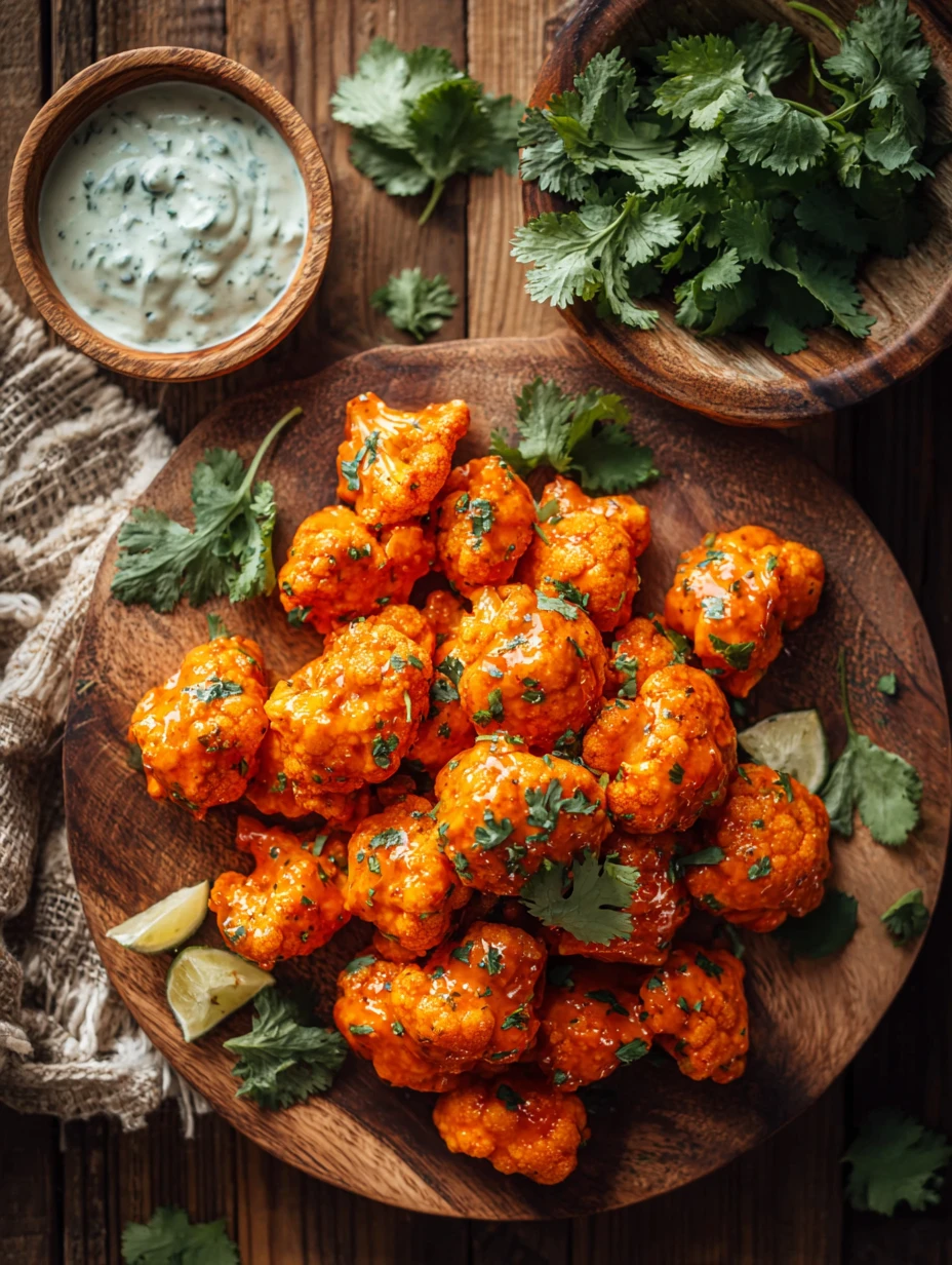 20-Minute Spicy Buffalo Cauliflower Bites Recipe