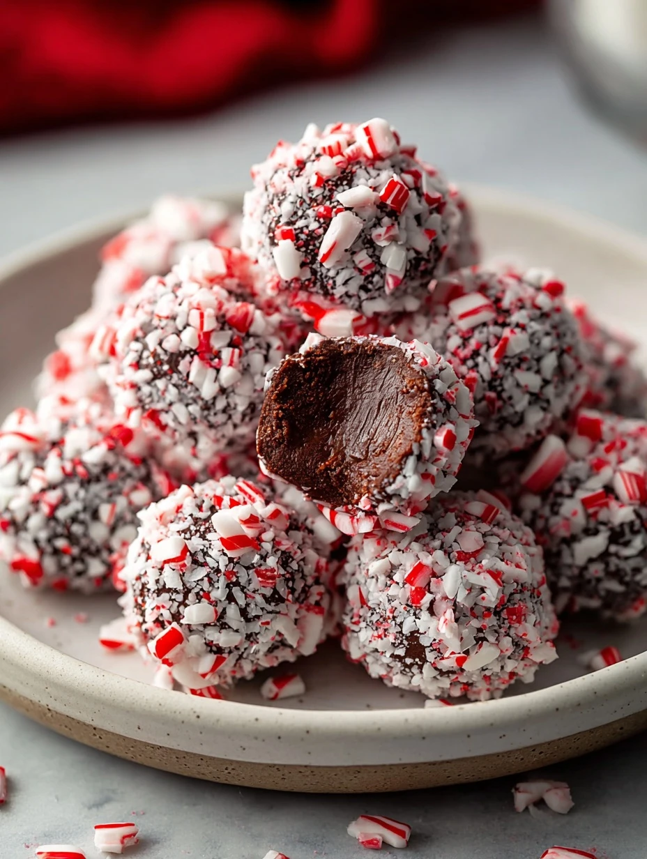 Buy Peppermint Truffles Online Homemade Peppermint Truffle Recipe Gourmet Peppermint Truffles For Sale Best Chocolate For ...