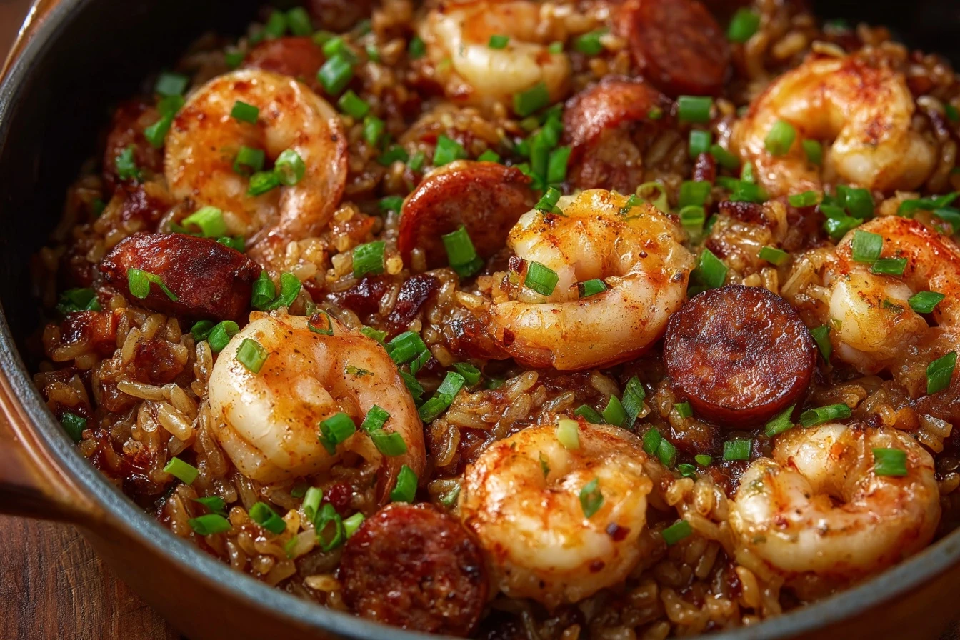Cajun Dirty Rice With Shrimp Recipe Best Sausage For Cajun Dirty Rice Easy Cajun Shrimp And Sausage Rice How To Make Spicy...