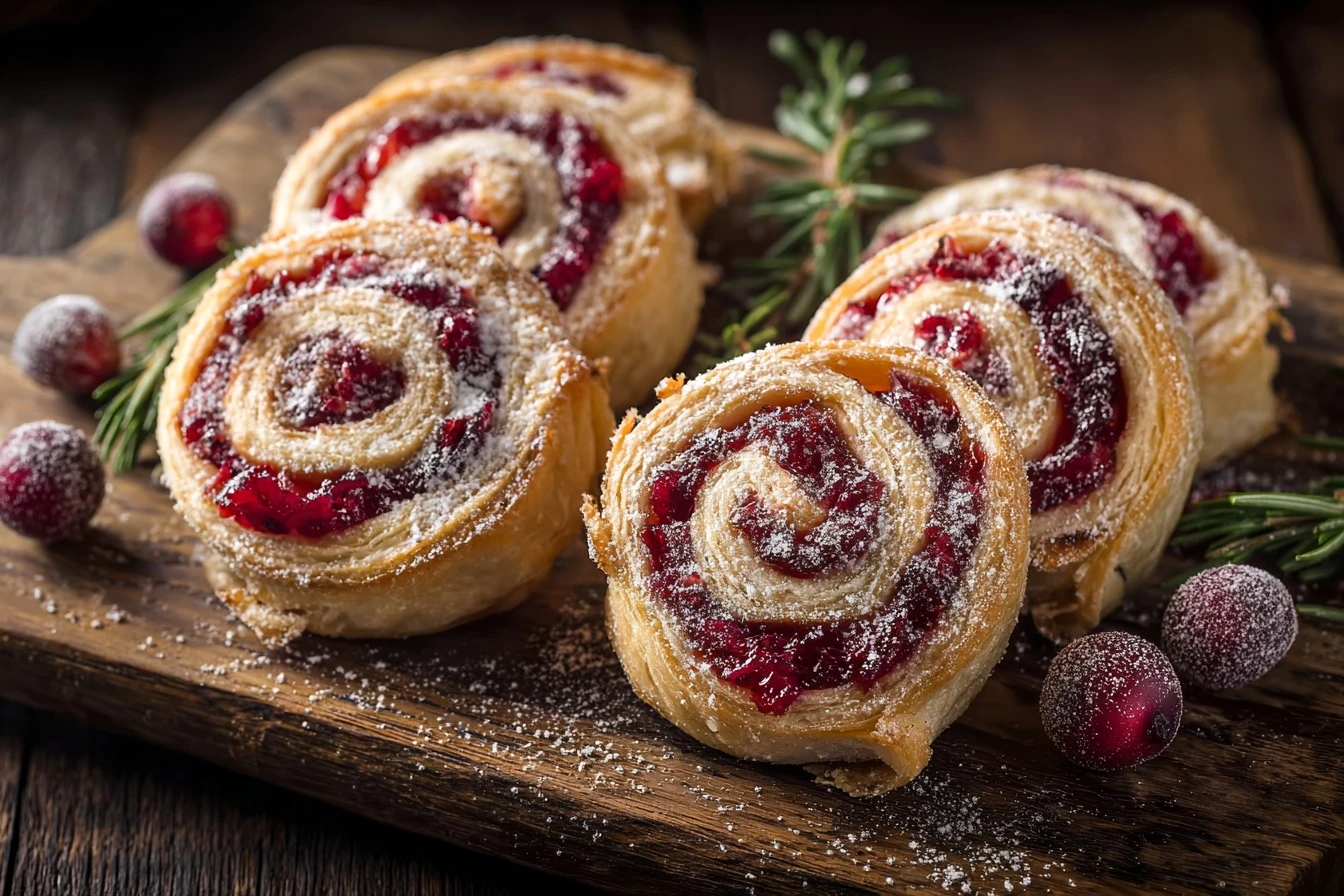 Christmas Cranberry Roll Ups