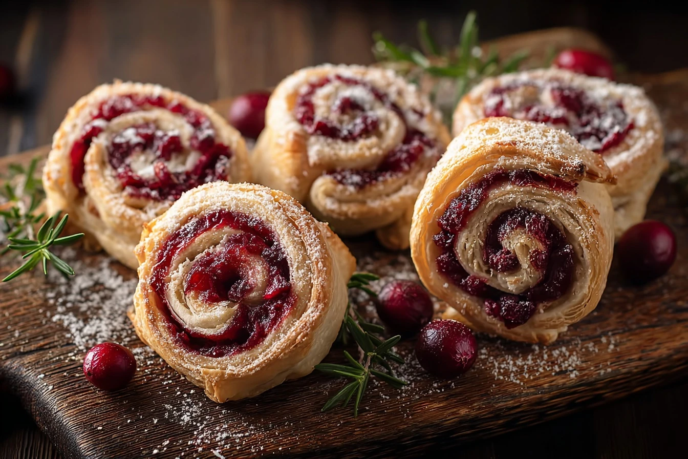 Christmas Cranberry Roll Ups Recipe Easy Cranberry Roll Ups For Christmas Homemade Christmas Cranberry Roll Ups Holiday Cr...