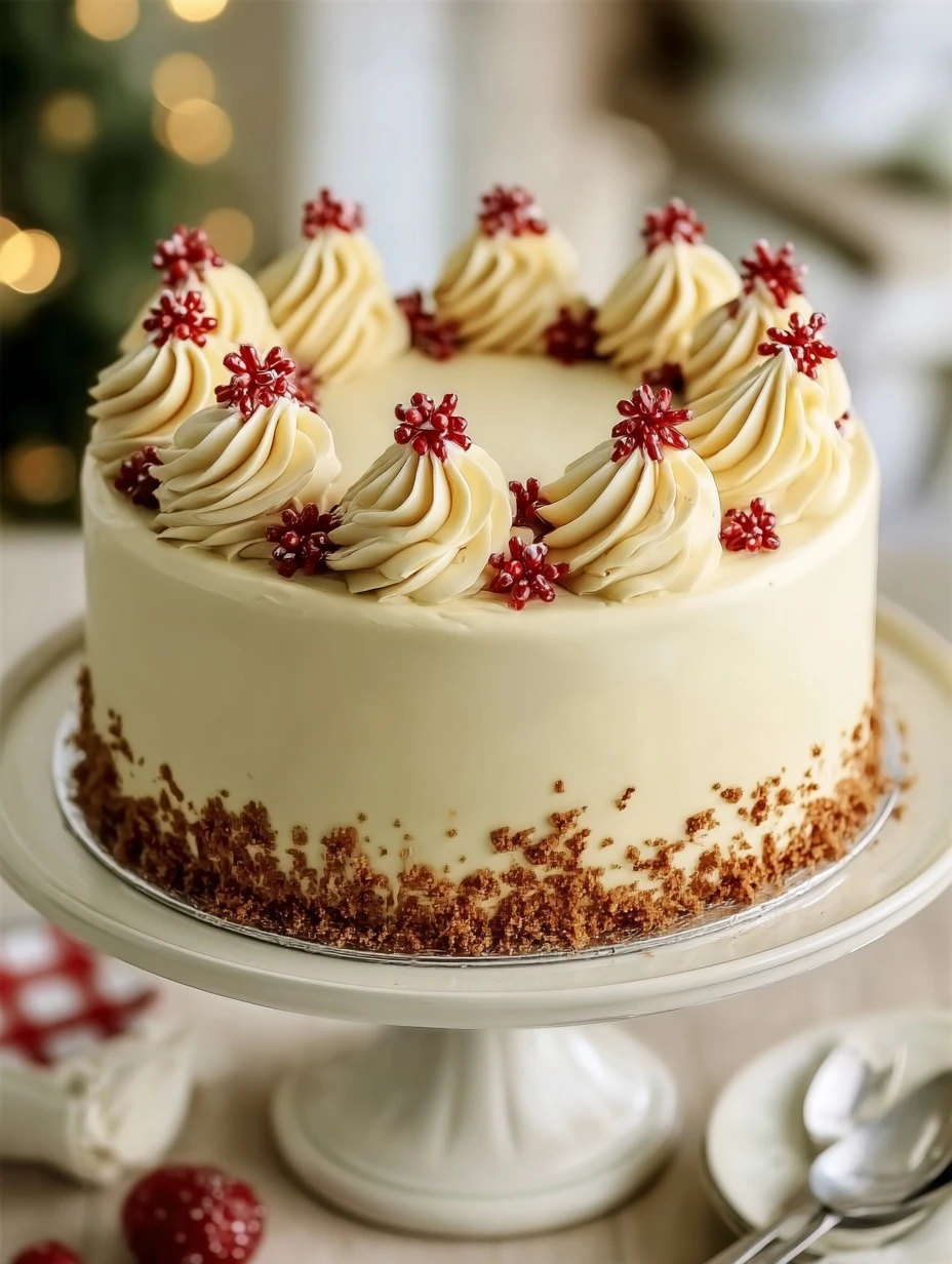 Christmas Spice Cake Recipe With Eggnog Eggnog Buttercream Bliss Cake Ideas Holiday Spice Cake With Eggnog Frosting Gourme...