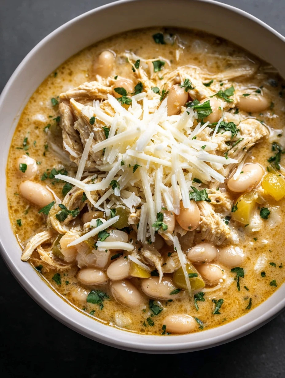 Cozy White Cheddar Apple Chicken Chili Recipe Best Apple Chicken Chili For Winter Hearty White Cheddar Chicken Chili Comfo...