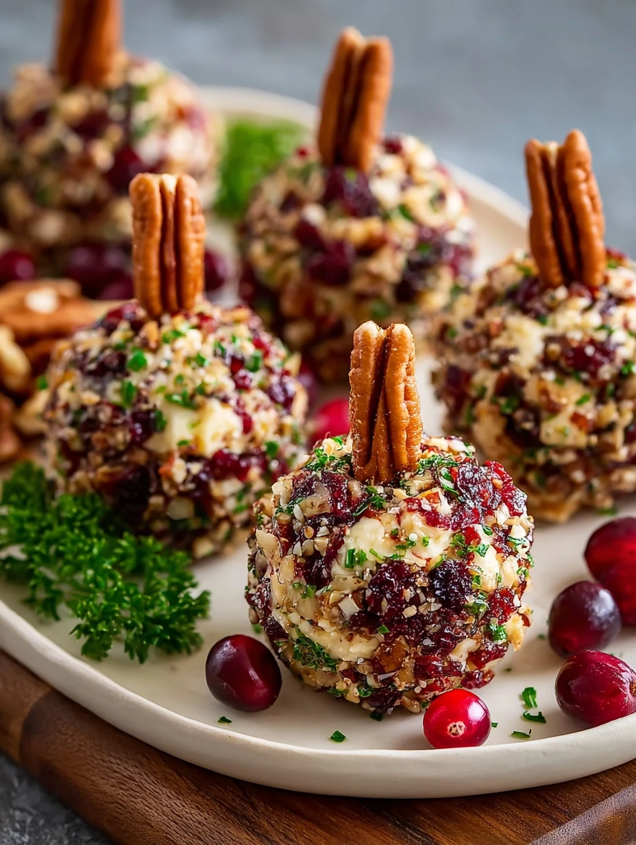 Cranberry Pecan Cheese Balls Recipe Easy Cranberry Pecan Mini Cheese Balls Best Cheese Ball Recipes With Cranberries Holid...