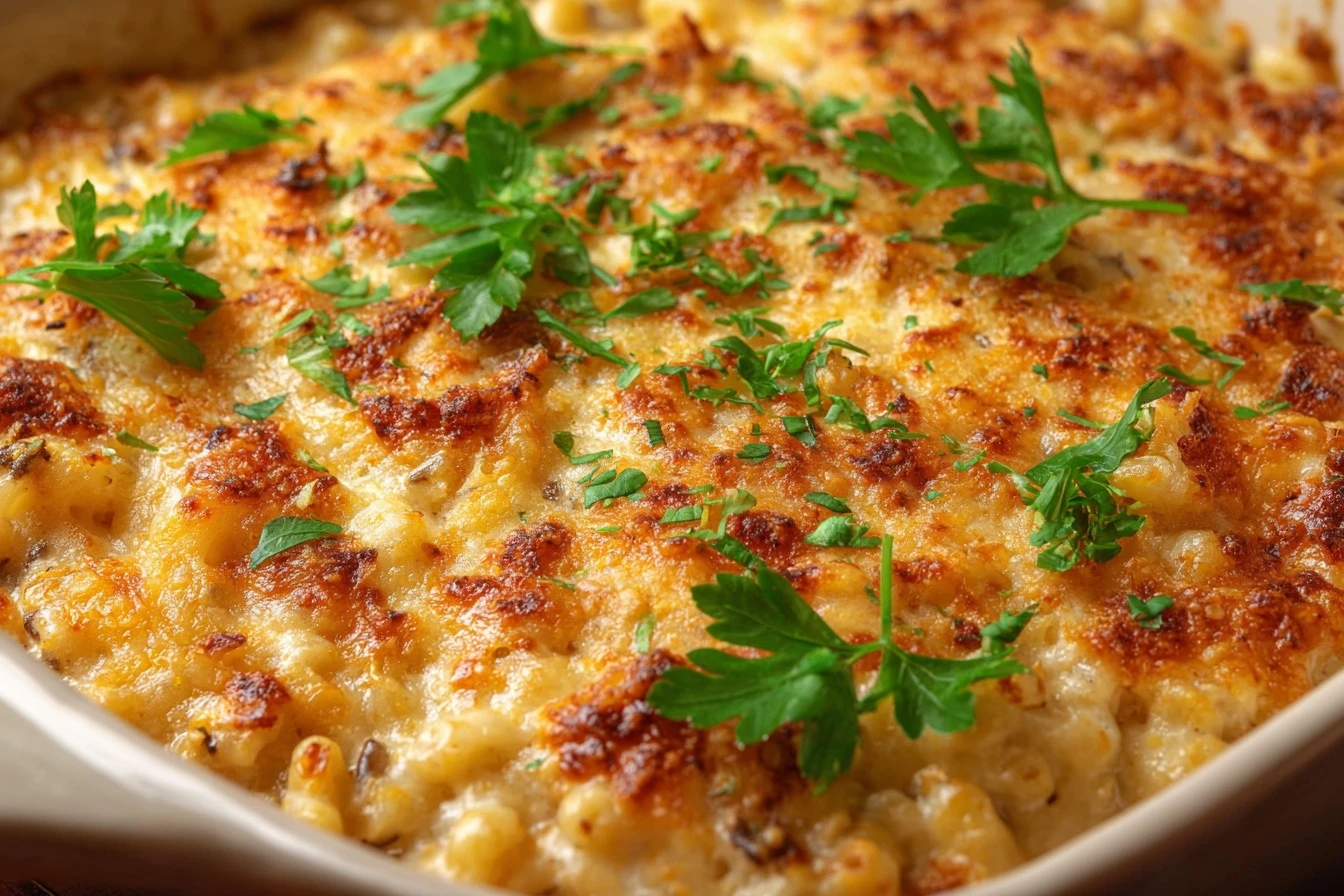 Creamy Turkey Wild Rice Casserole Recipe Best Turkey And Rice Casserole Healthy Turkey Wild Rice Casserole Gluten-free Tur...