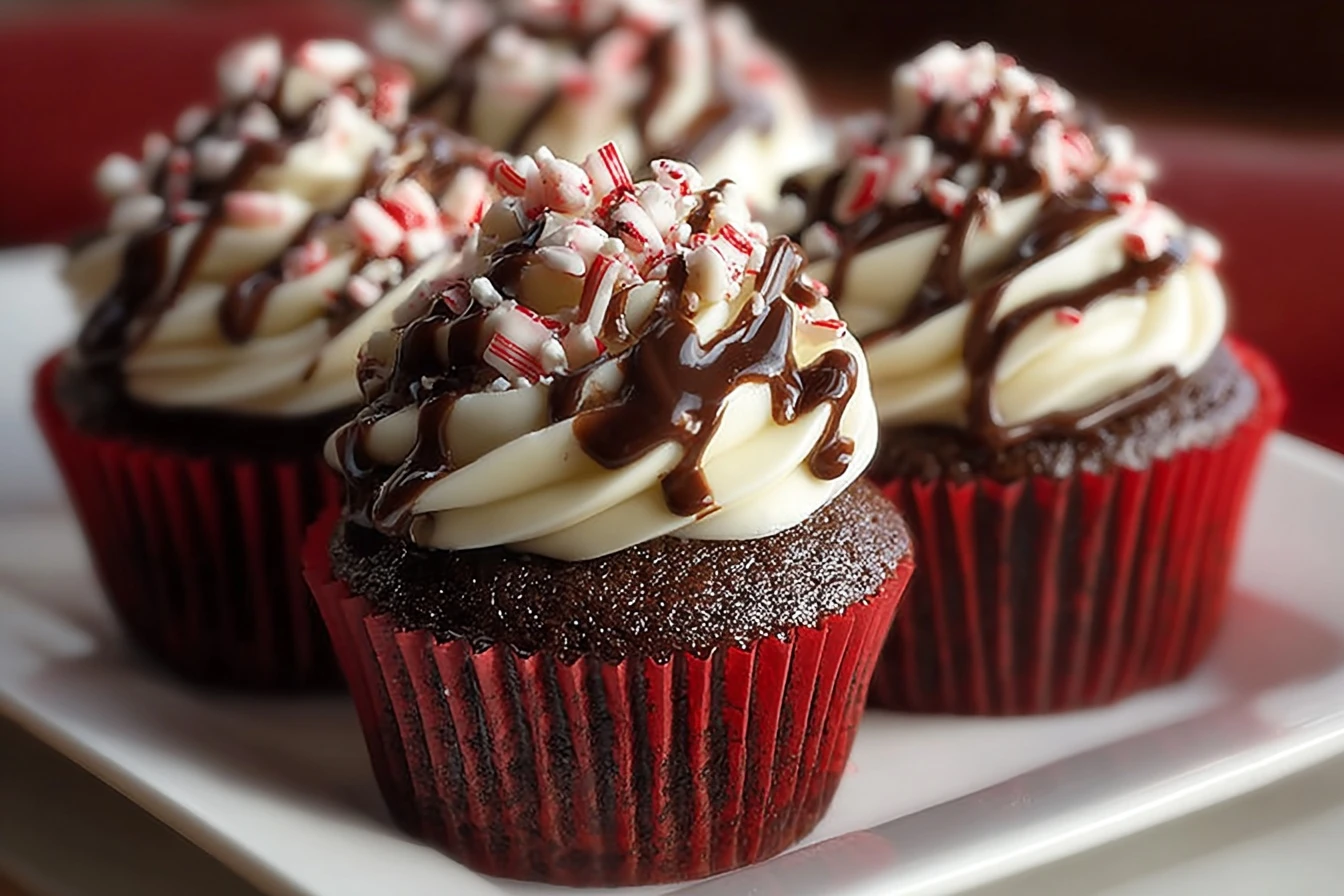 Decadent Peppermint Mocha Cupcakes: Pure Holiday Bliss!