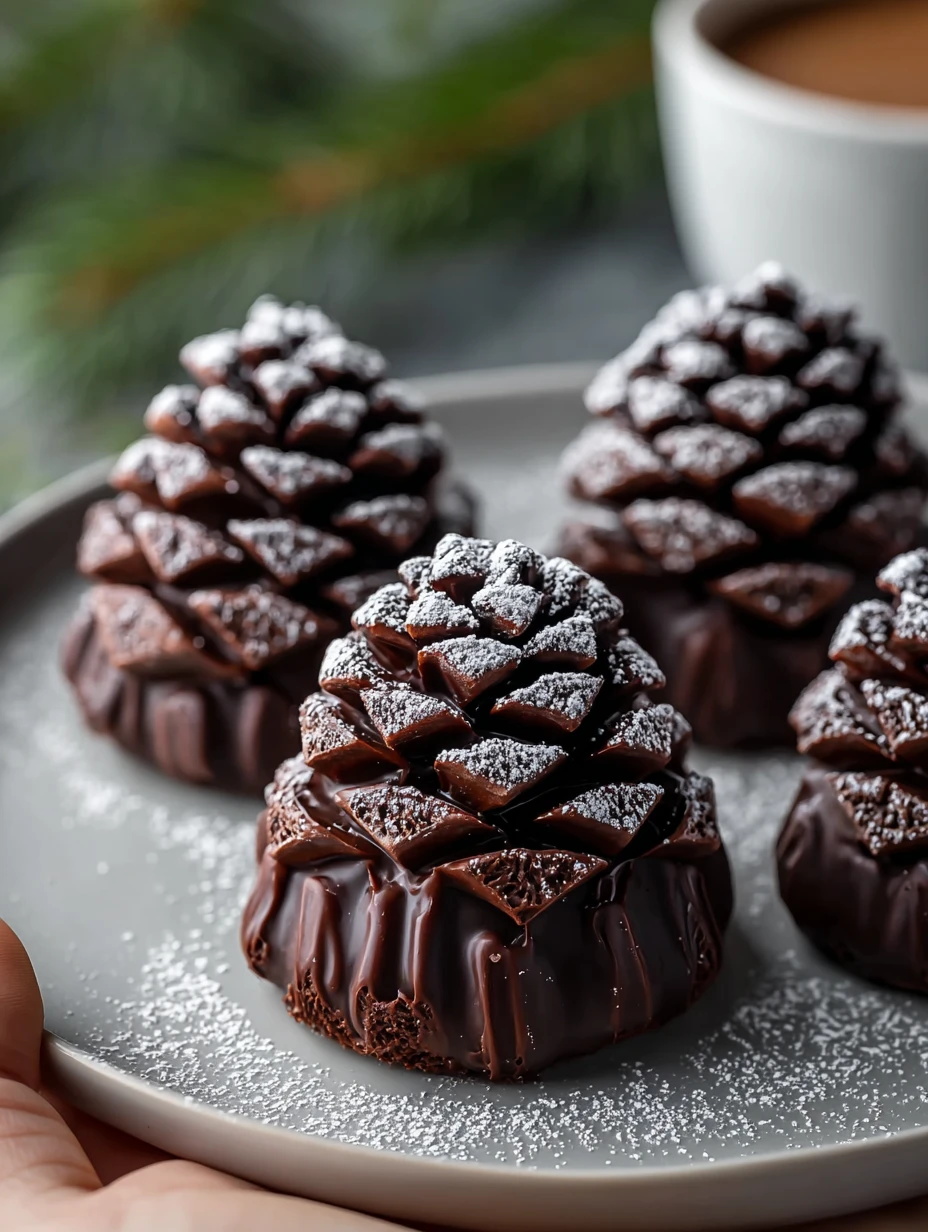 Decadent Pinecone Truffle Recipe Homemade Pinecone Chocolate Truffles Buy Pinecone Truffles Online Luxury Pinecone Dessert...