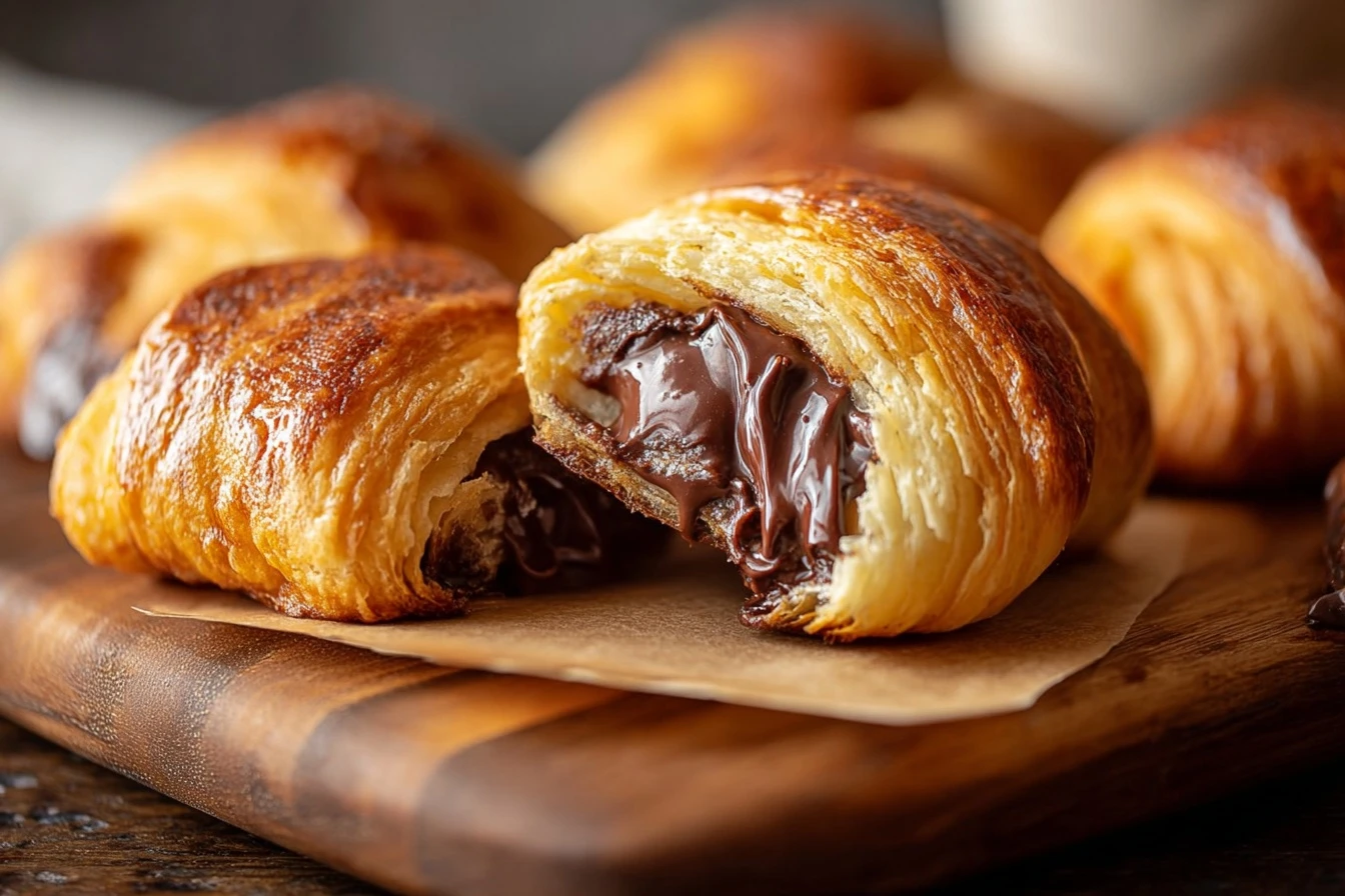 Easy Air Fryer Chocolate Crescent Rolls Recipe Best Chocolate Crescent Rolls Air Fryer Homemade Air Fryer Chocolate Cresce...