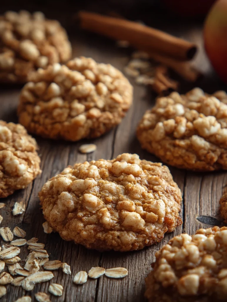 Easy Apple Crisp Cookies Recipe Homemade Apple Crisp Cookies Vegan Apple Crisp Cookies Gluten-free Apple Crisp Cookies App...