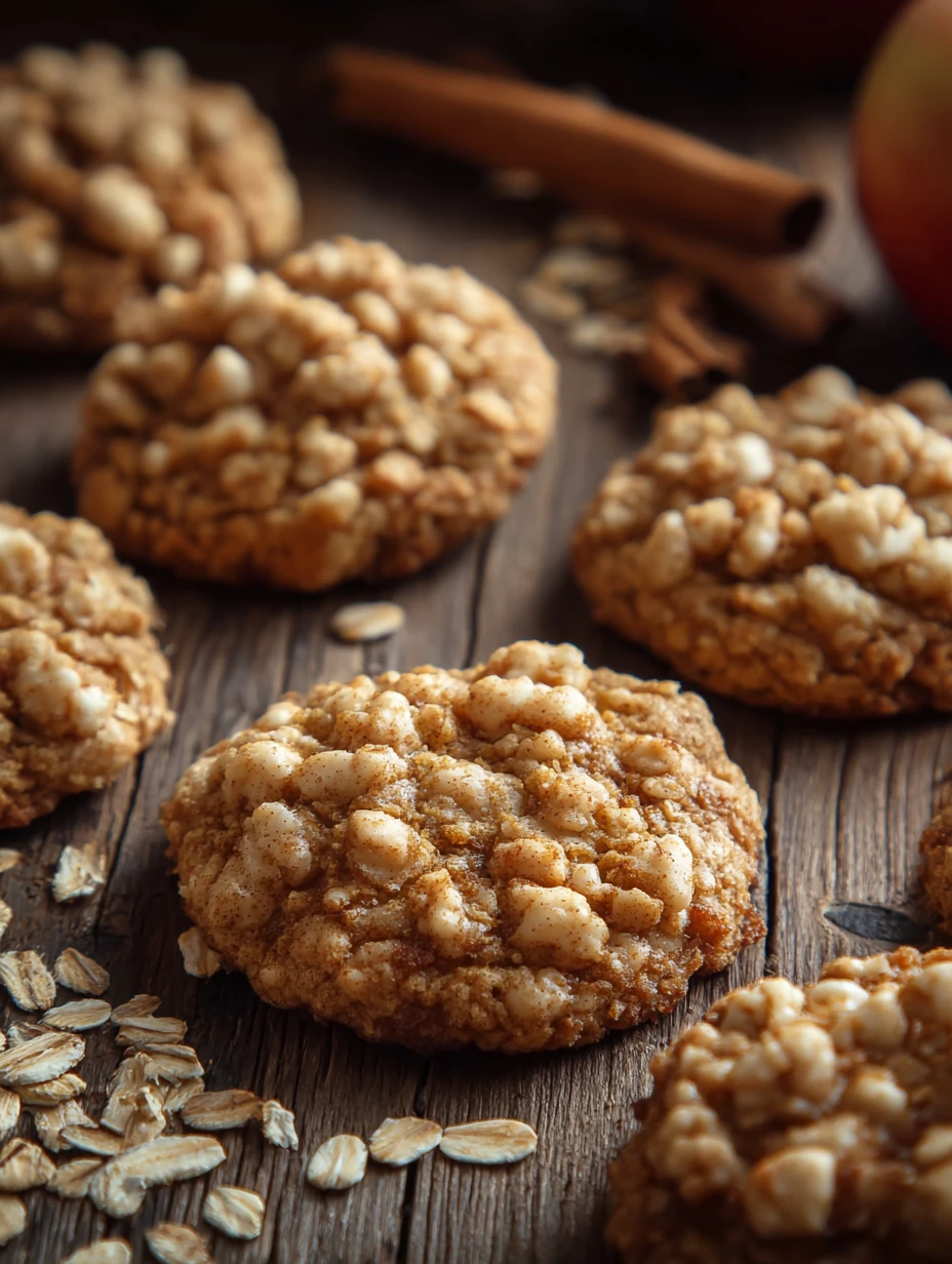 Easy Apple Crisp Cookies Recipe Homemade Apple Crisp Cookies Vegan Apple Crisp Cookies Gluten-free Apple Crisp Cookies App...