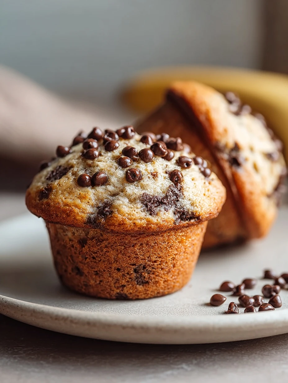 30-Min Delight: Banana Chocolate Chip Muffins
