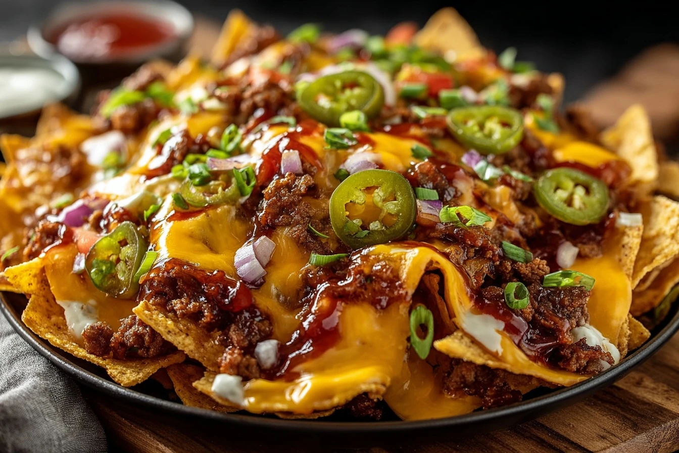 Quick & Tasty: BBQ Beef Cheeseburger Nachos