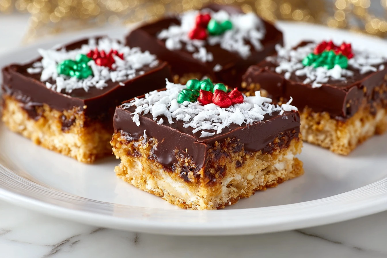 Easy Christmas Magic Cookie Bars Recipe Christmas Magic Cookie Bars With Pecans Healthy Magic Cookie Bars Christmas Editio...