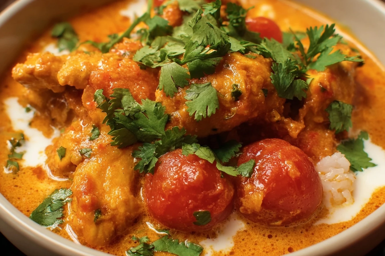 Easy Coconut Milk Butter Chicken Recipe Homemade Butter Chicken With Coconut Milk Low-fat Coconut Milk Butter Chicken Quic...