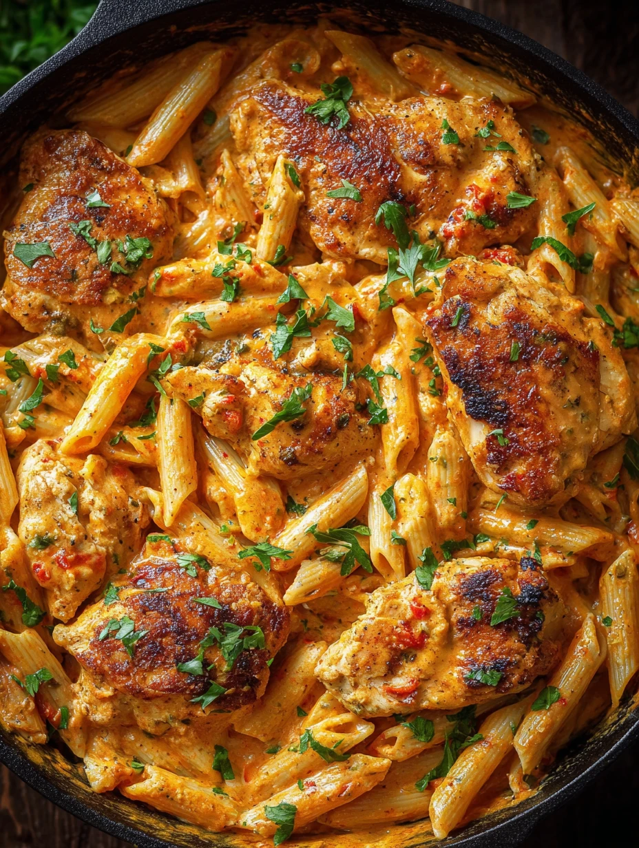 Easy Creamy Cajun Chicken Pasta Recipe Best Skillet Cajun Chicken Pasta Homemade Creamy Cajun Chicken Pasta One Pan Cajun ...