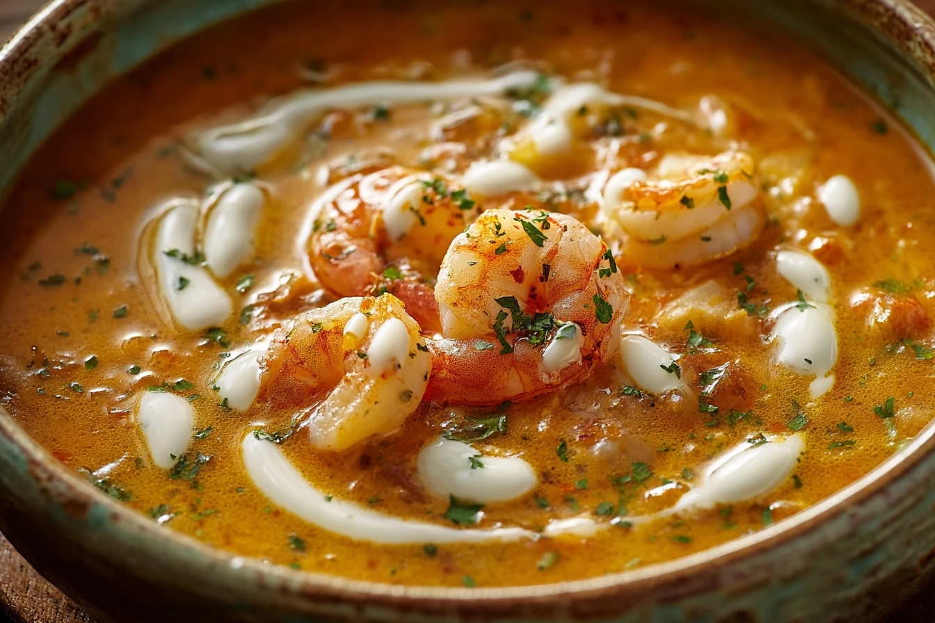 Easy Creamy Crab And Shrimp Soup Recipe How To Make Creamy Seafood Soup Best Crab And Shrimp Soup Recipe Creamy Crab And S...