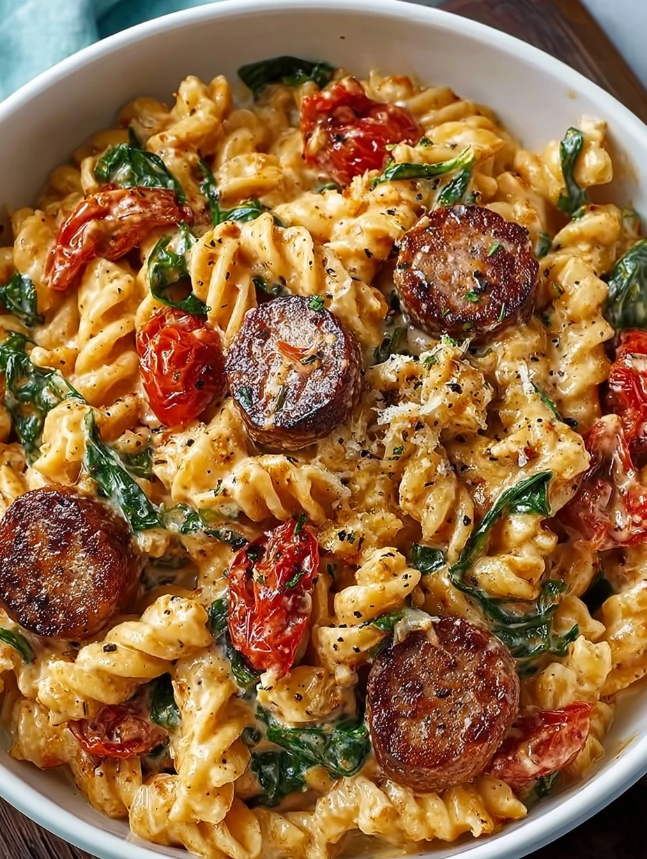 Easy Marry Me Sausage Pasta Recipe One Pan Sausage Pasta Dinner 30 Minute Creamy Sausage Pasta Marry Me Pasta With Sausage...