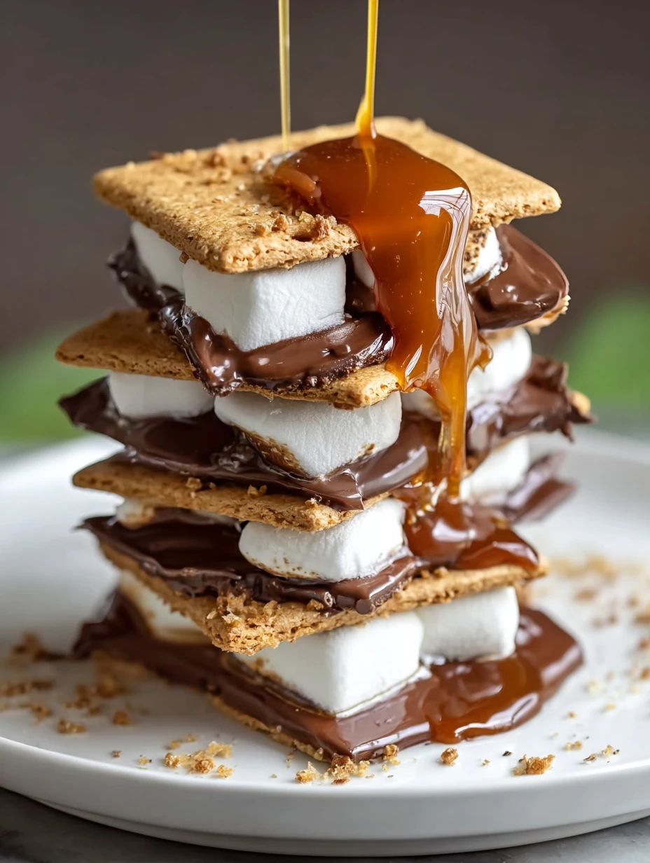 Quick & Easy Salted Caramel S’mores In 15 Mins