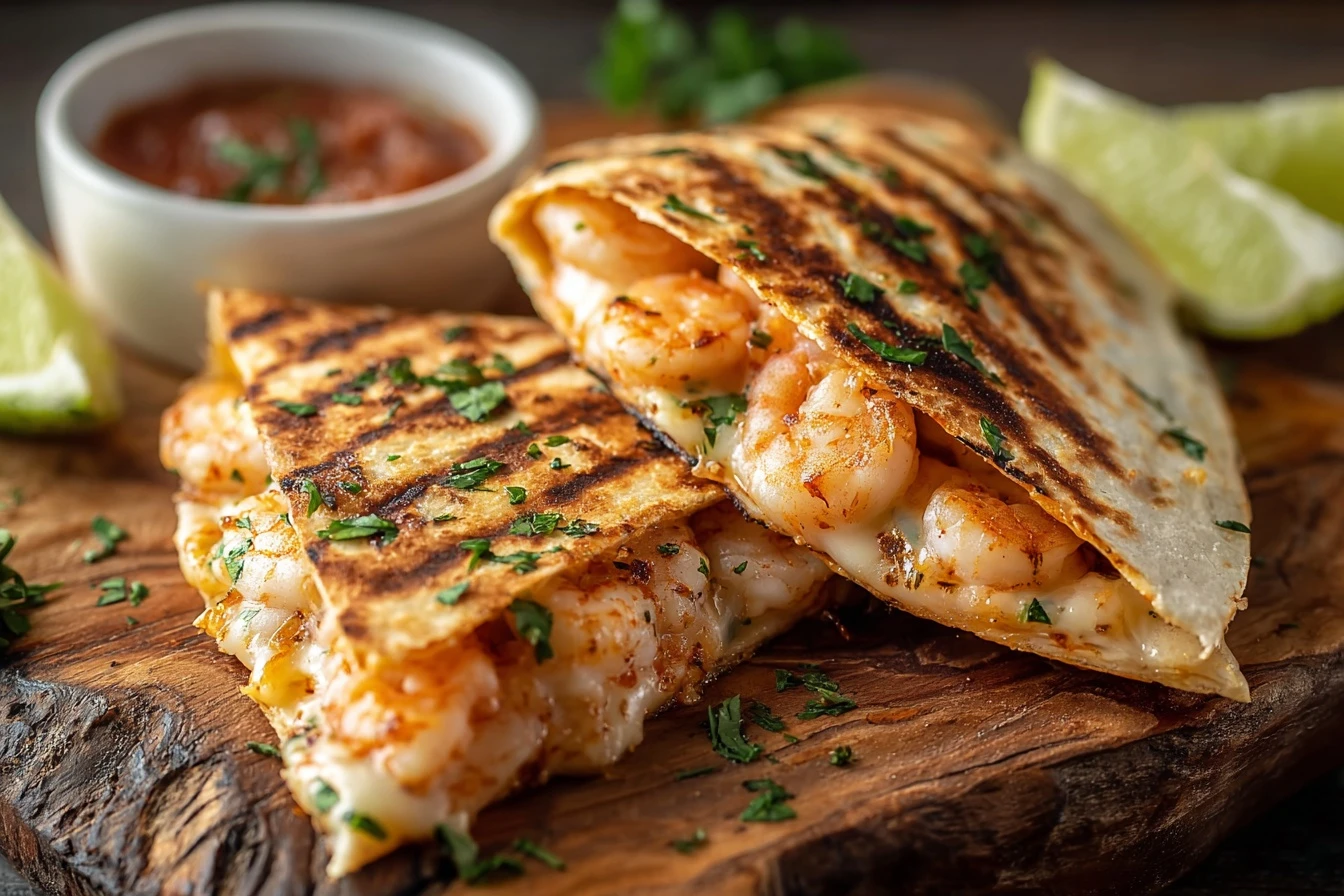 Garlic Butter Shrimp Quesadillas Recipe Easy Garlic Shrimp Quesadillas Best Cheese For Shrimp Quesadillas Homemade Garlic ...