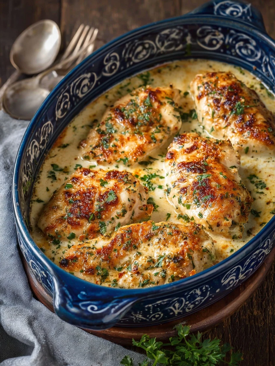 Gluten-free Caesar Chicken Recipe Creamy Parmesan Sauce Dinner Easy Baked Chicken Caesar Low Carb Caesar Chicken Bake Parm...