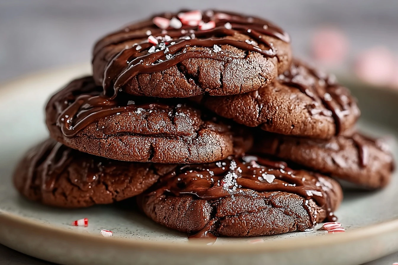 Gluten-Free Peppermint Chocolate Chip Cookies