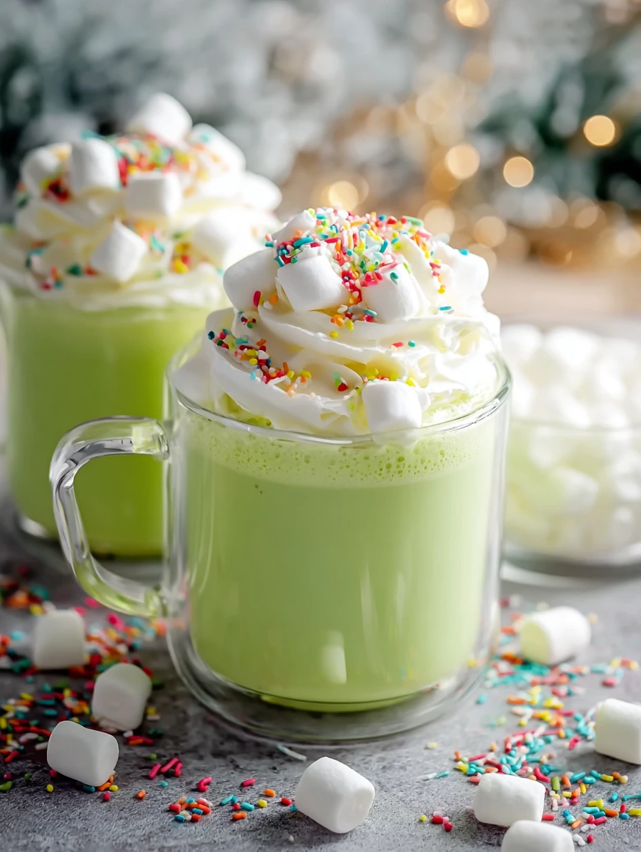 Grinch Hot Chocolate Recipe Ideas Easy Grinch Themed Holiday Drinks How To Make Grinch Hot Cocoa Best Holiday Comfort Drin...