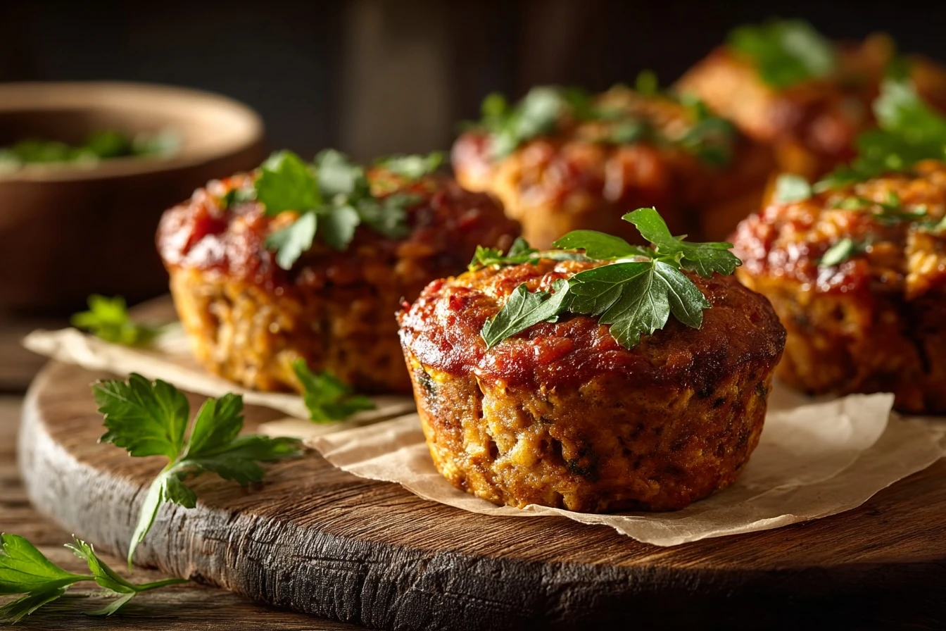 Turkey Meatloaf Muffins