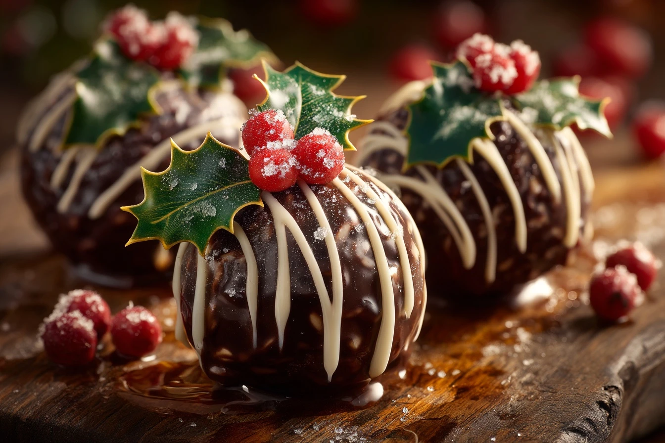 Holly Leaf Rice Krispie Treats Recipe White Chocolate Drizzle Rice Krispies Christmas Rice Krispie Treats Ideas Holiday Th...