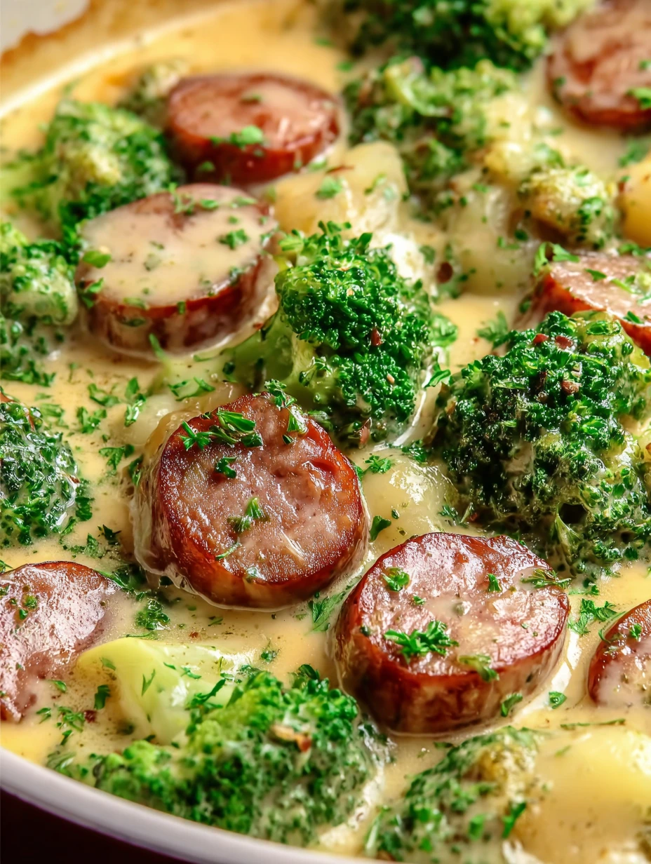 Keto Broccoli Cauliflower Sausage Recipe Low Carb Broccoli Cauliflower Sausage Bake Easy Keto Sausage With Broccoli And Ca...