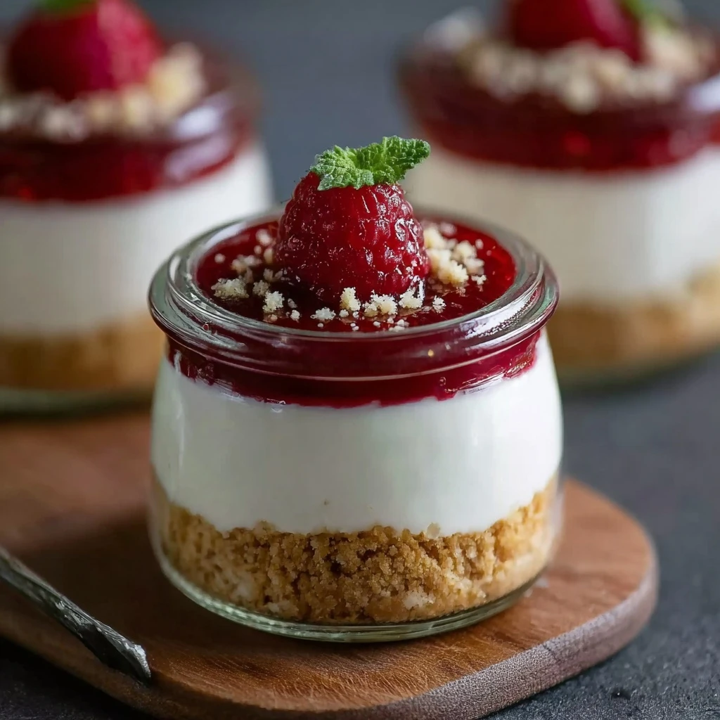 Healthier No-Bake Cheesecake in a Jar