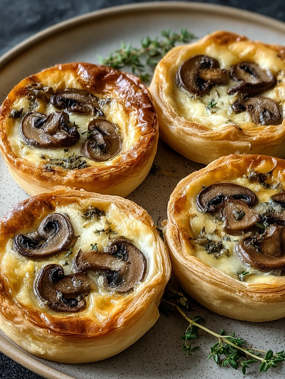 Mini Mushroom Gruyère Pot Pies Recipe Cozy Mushroom Gruyère Pot Pie Servings Homemade Mini Mushroom Pot Pies Best Cheese...