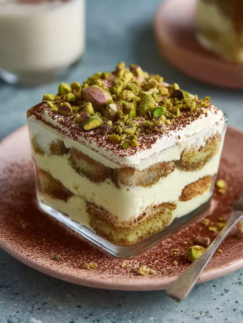 Nutty Pistachio Delight Tiramisu Recipe Best Pistachio Tiramisu Dessert Homemade Nutty Pistachio Tiramisu Gourmet Pistachi...