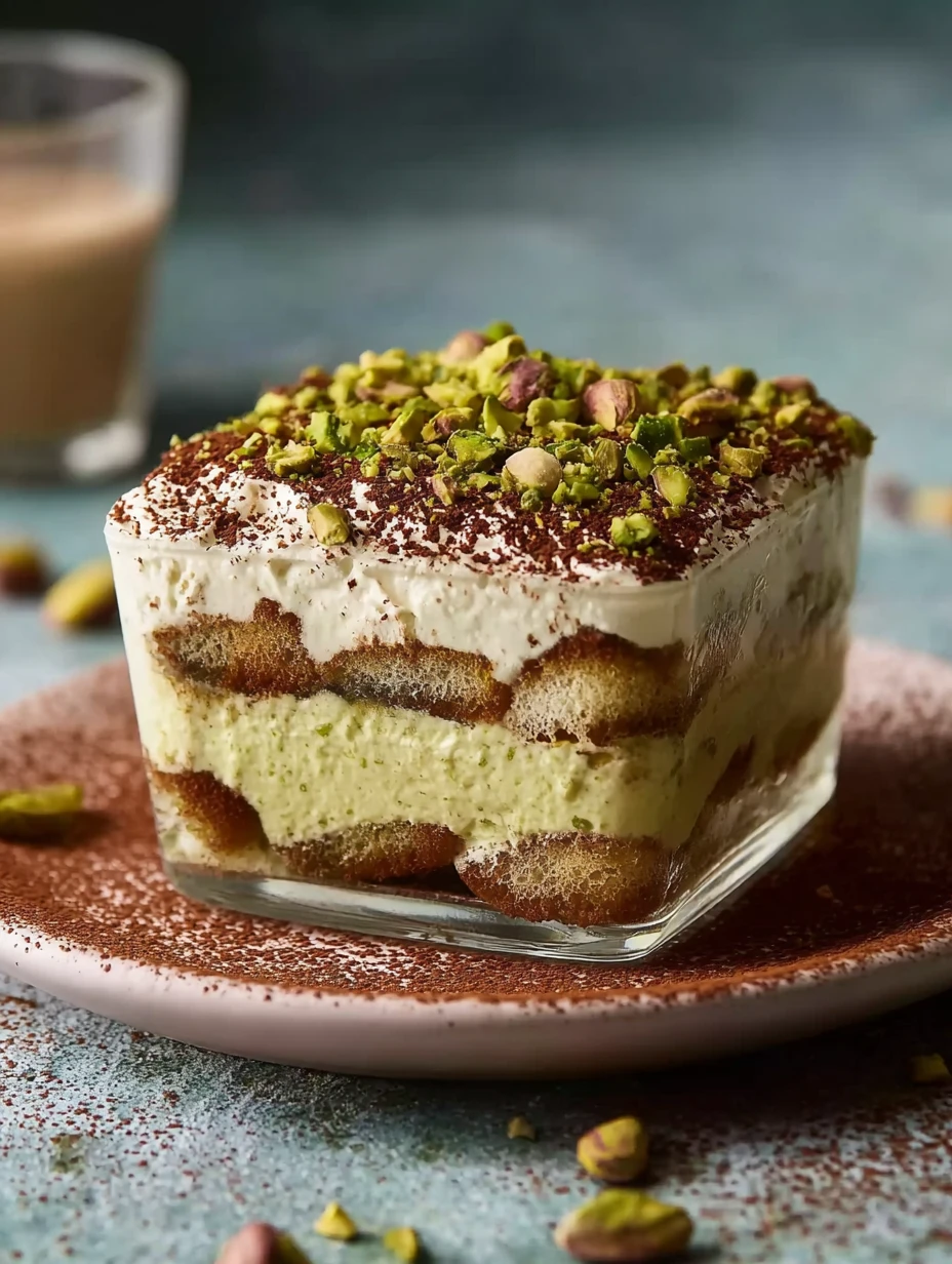 Nutty Pistachio Delight Tiramisu Recipe Best Pistachio Tiramisu Dessert Homemade Nutty Pistachio Tiramisu Gourmet Pistachi...